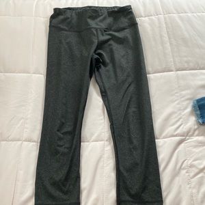 Dark Gray Athletic Leggings (capri)